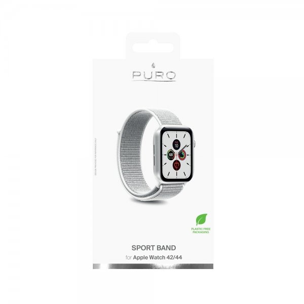 Apple Watch 42/44/45mm Armband Sport Band Vit