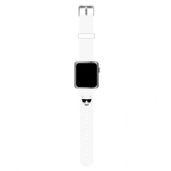 Apple Watch 42/44/45mm/Apple Watch Ultra Armband Choupette Vit