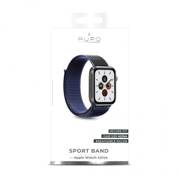 Apple Watch 44/45/46mm/Apple Watch Ultra Armband Sport Band Blå