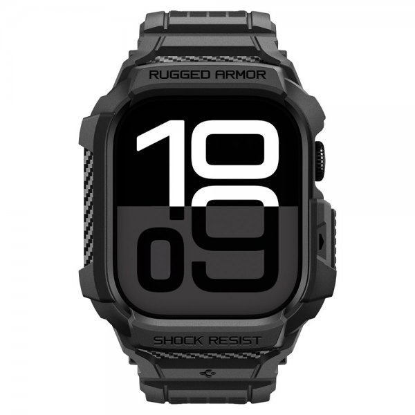 Apple Watch 42mm (Series 10/11) Armband Rugged Armor Pro 2 Matte Black