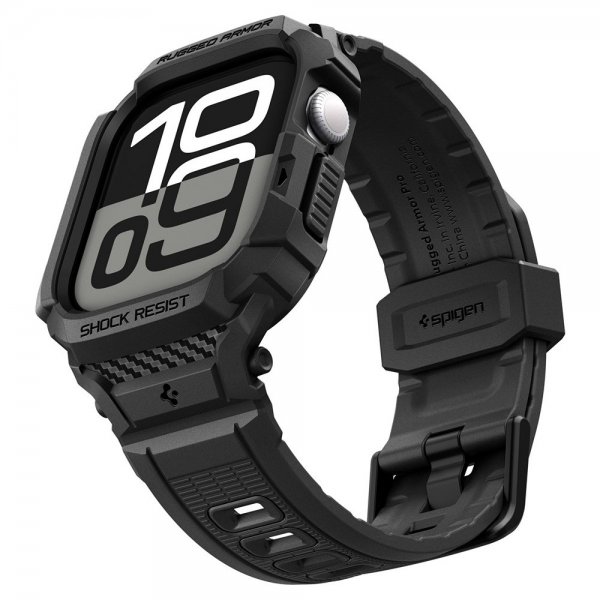 Apple Watch 42mm (Series 10/11) Armband Rugged Armor Pro 2 Matte Black