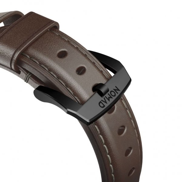 Apple Watch 44/45/46mm/Apple Watch Ultra Armband Traditional Band Black Hardware Rustic Brown