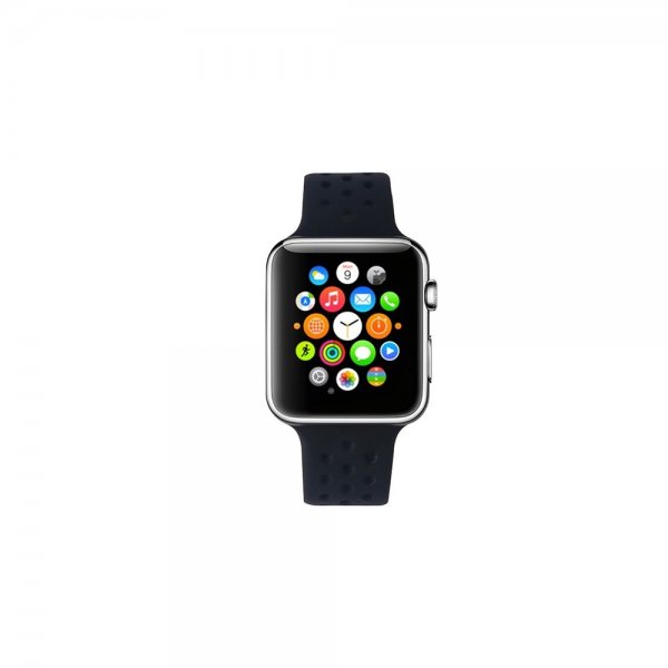 Apple Watch 44/45/46mm Armband Watchband Svart