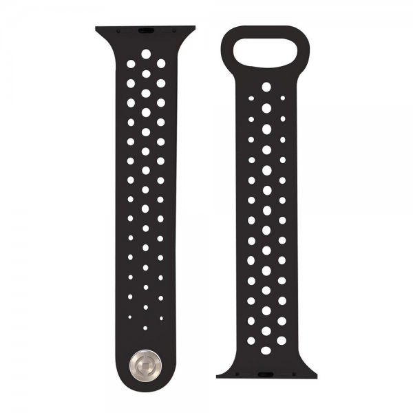 Apple Watch 44/45/46mm Armband Watchband Svart