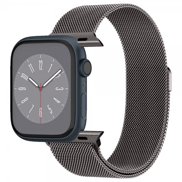 Apple Watch 44/45/46mm/Ultra 49mm Armband Metal Fit Graphite