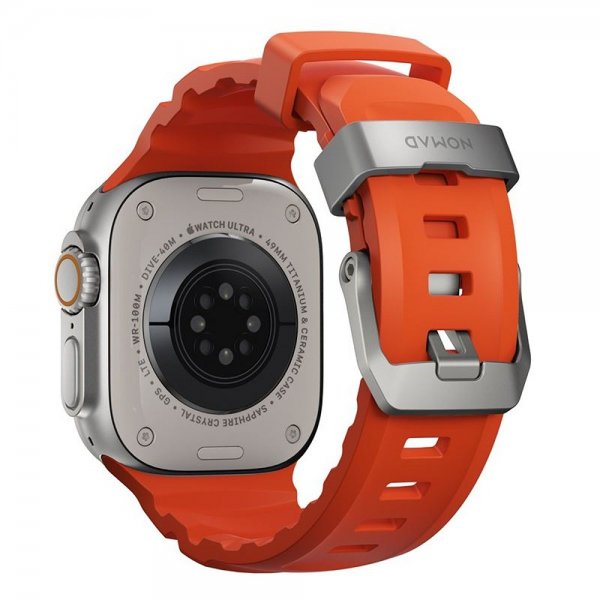 Apple Watch 44/45/46mm/Ultra 49mm Armband Rocky Point Natural Magma
