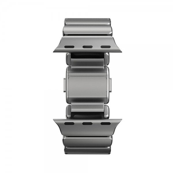 Apple Watch 44/45/46mm/Ultra 49mm Armband Stratos Band Natural Svart