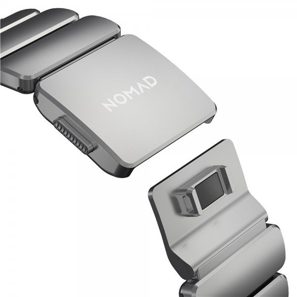 Apple Watch 44/45/46mm/Ultra 49mm Armband Stratos Band Natural Svart