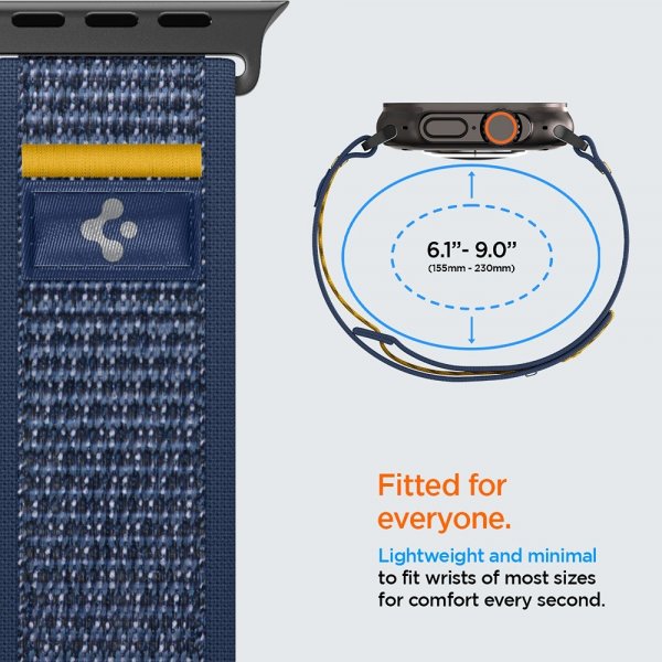 Apple Watch 44/45/46mm/Watch Ultra 49mm Armband Athlex Air Active Navy