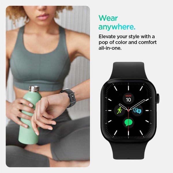 Apple Watch 44/45/46mm/Watch Ultra 49mm Armband Nano Pop Black Sesame