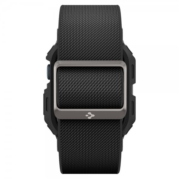 Apple Watch 45mm Armband och Skal Lite Fit Pro Matte Black