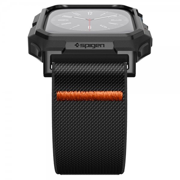 Apple Watch 45mm Armband och Skal Lite Fit Pro Matte Black