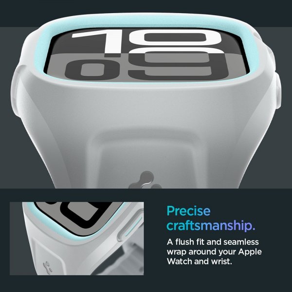 Apple Watch 46mm (Series 10/11) Skal med Armband Liquid Air Pro Grå