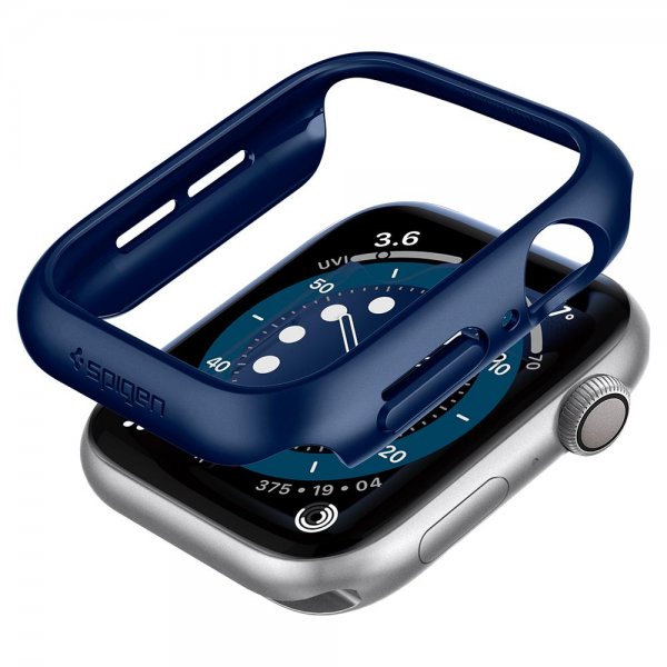 Apple Watch (Series 4/5/6/SE) 44mm Skal Thin Fit Metallic Blue