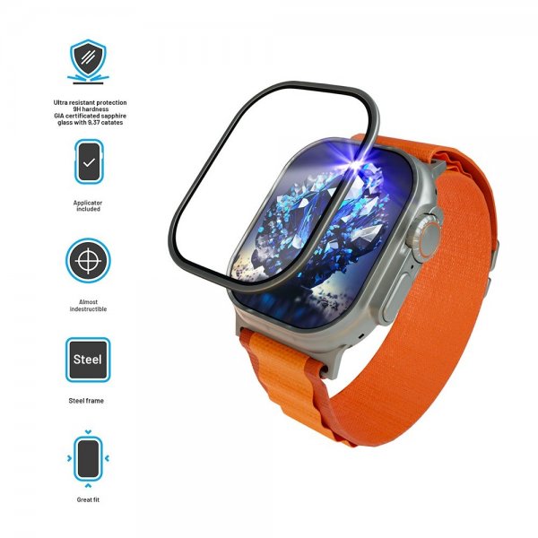 Apple Watch Ultra 1/2 49mm Skärmskydd Sapphire