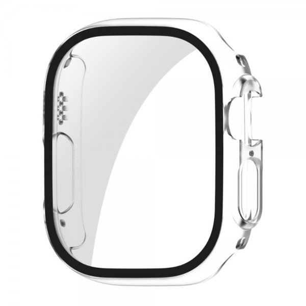 Apple Watch Ultra Skal med Inbyggt skärmskydd Transparent Klar