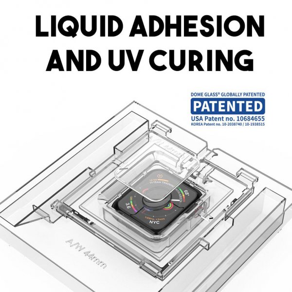 Apple Watch 40mm (Series 4/5/6/SE) Skärmskydd Dome Glass 2-pack