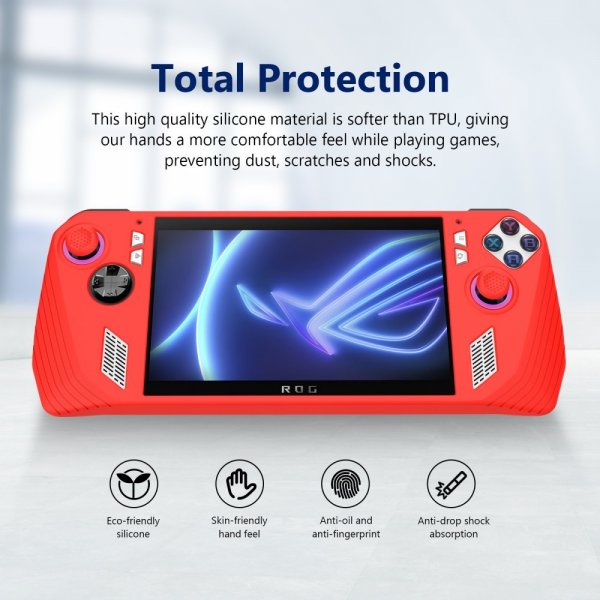 ASUS ROG Ally Silikonskal Röd