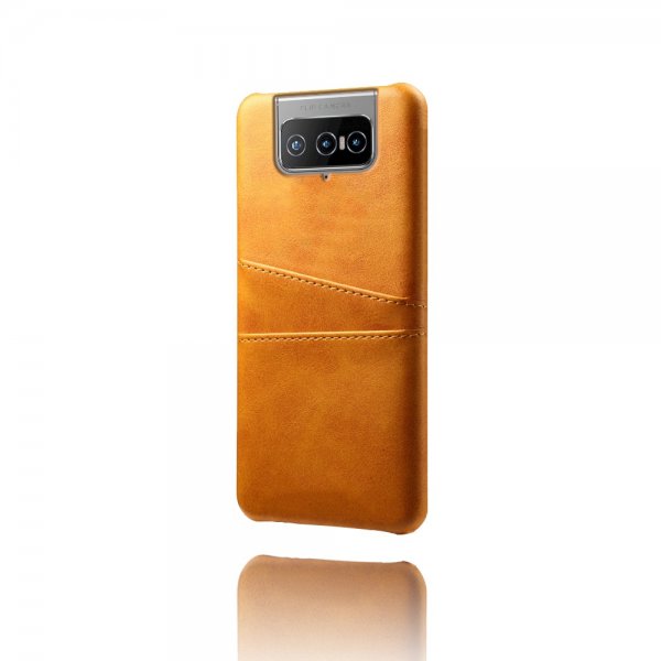 Asus Zenfone 8 Flip Skal Två Kortfack Orange