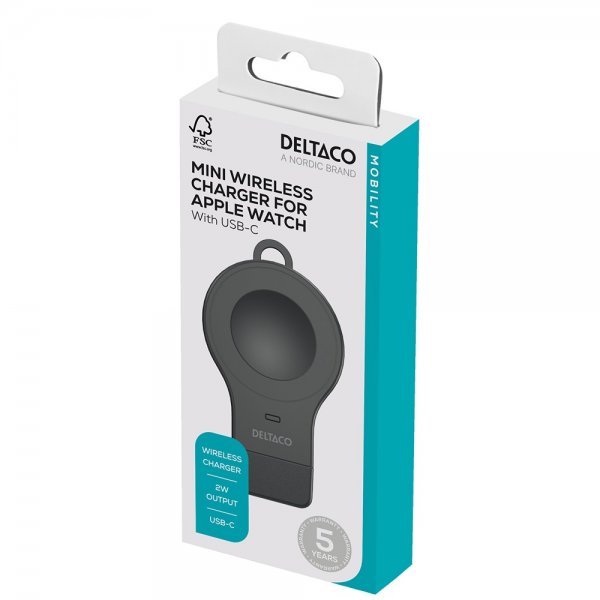 Apple Watch Laddare Mini Wireless Charger USB-C