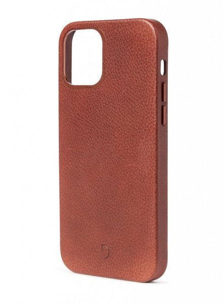 iPhone 12/iPhone 12 Pro Skal Leather Backcover MagSafe Brun