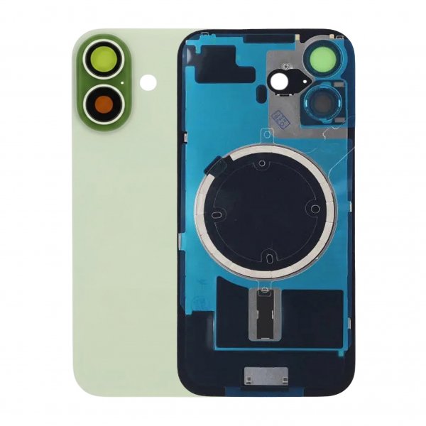 Baksida Glas med smådelar för iPhone 17 - Grön