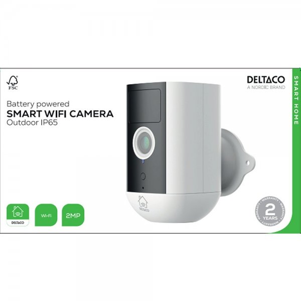 Batteridriven WiFi Kamera IP54