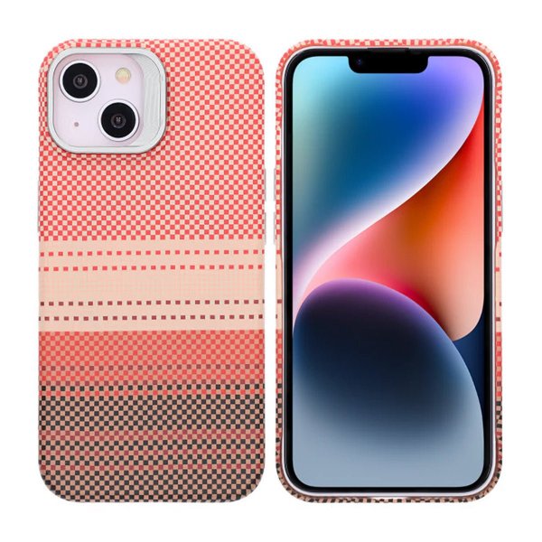 iPhone 13/iPhone 14 Skal Utfällbart Stativ MagSafe Orange