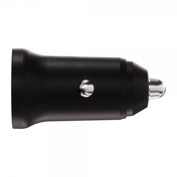 Billaddare 30W Dubbel USB-C/USB-A GaN Svart