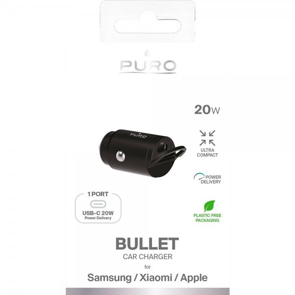 Billaddare Bullet Car Charger 20W