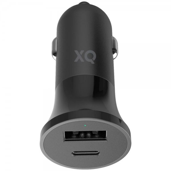 Billaddare med USB-C & USB-A ladduttag 27W