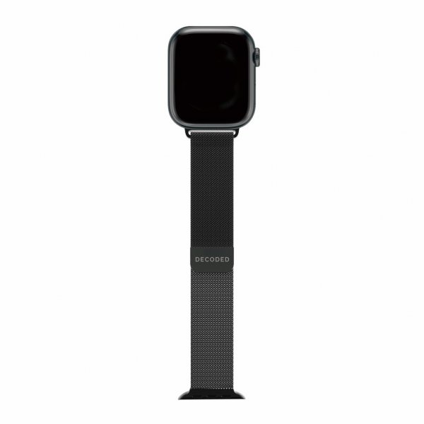 Apple Watch 38/40/41/42mm Armband Milan Traction Strap Svart