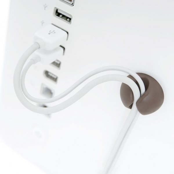 CableDrop Sladdhållare 6-Pack Svart