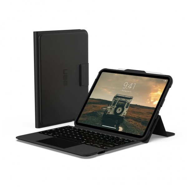 iPad 10.9 (gen 10)/iPad 11 (A16) Fodral med Tangentbord Nordic Svart