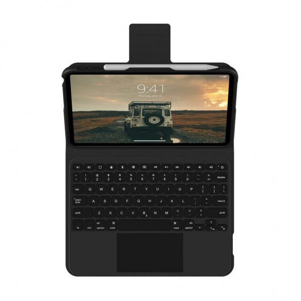 iPad 10.9 (gen 10)/iPad 11 (A16) Fodral med Tangentbord Nordic Svart