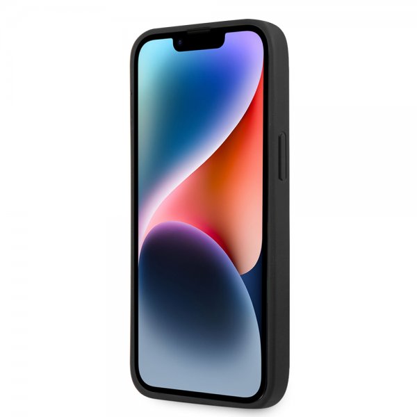 iPhone 14 Pro Skal Hot Stamp Metal Logo Svart