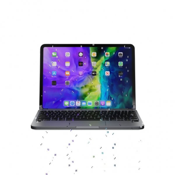 Pro Aluminium Tangentbord för iPad Air 10.9/Pro 11 med trackpad Nordisk layout