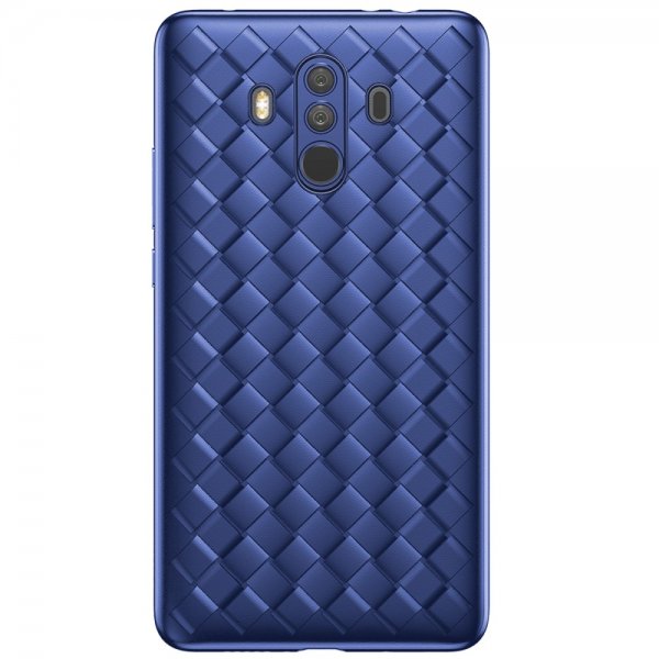 BV Waving Case Series till Huawei Mate 10 Pro Skal TPU Vävmönster Blå