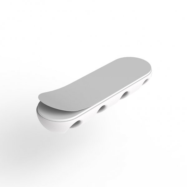 CableDrop Multi Självhäftande hållare sladdar 2 pack Flerfärgad