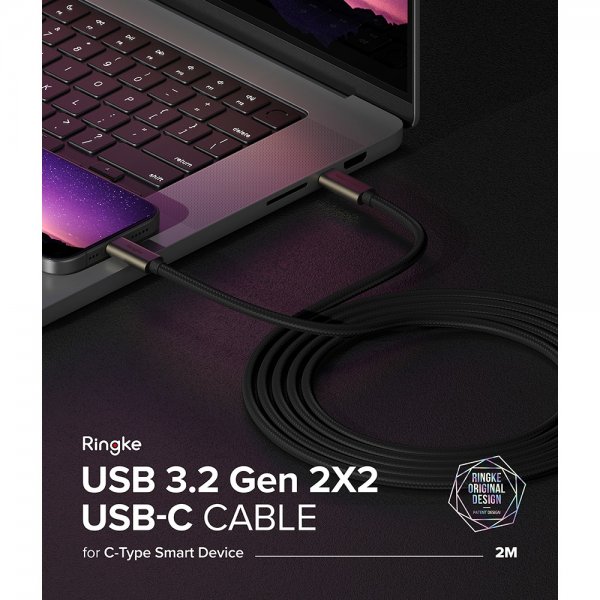 Kabel USB 3.2 Gen 2X2 USB-C 240W 2m