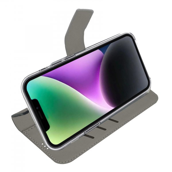 iPhone 16e/17e Fodral Wally Wallet Case Svart