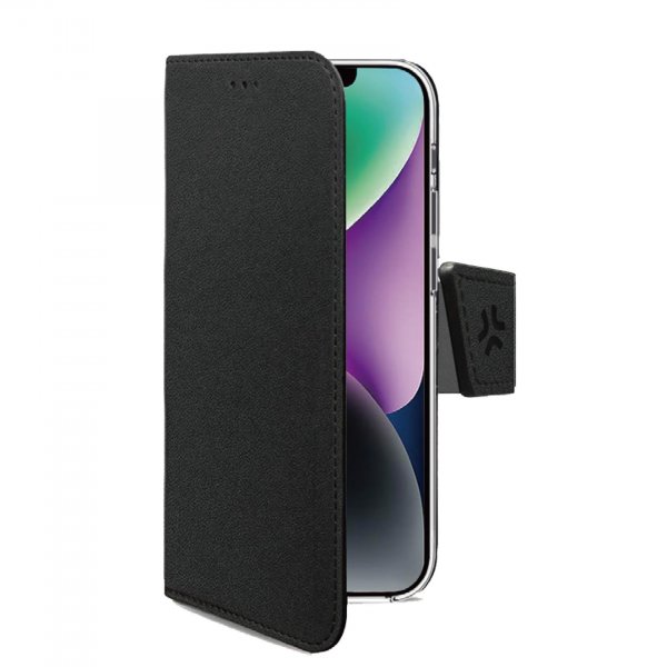 iPhone 16e/17e Fodral Wally Wallet Case Svart