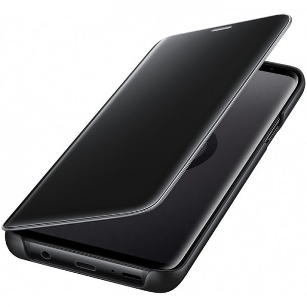 Clear View Standing Cover till Samsung Galaxy S9 Plus Fodral Svart