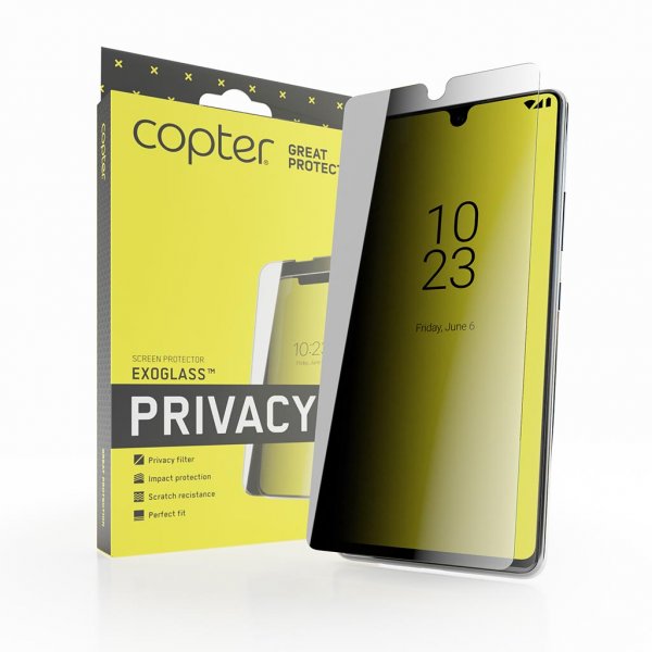 iPhone 14 Pro Skärmskydd Exoglass Flat Privacy