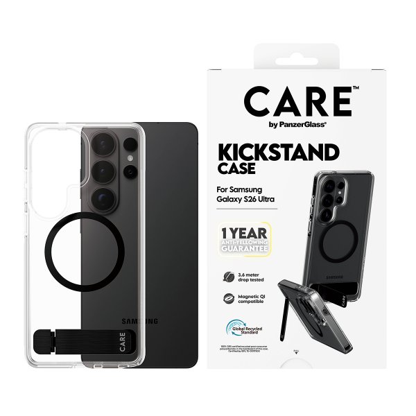 Samsung Galaxy S26 Ultra Skal Kickstand MagSafe Transparent