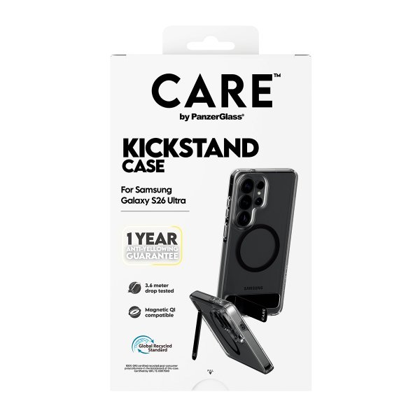 Samsung Galaxy S26 Ultra Skal Kickstand MagSafe Transparent