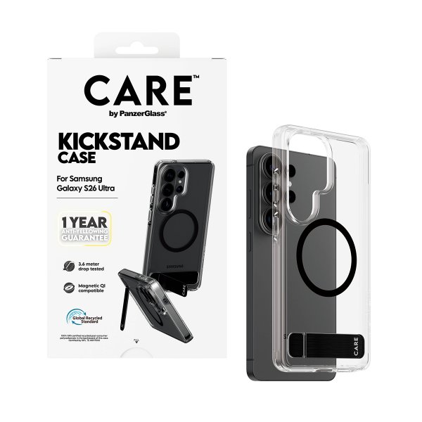Samsung Galaxy S26 Ultra Skal Kickstand MagSafe Transparent