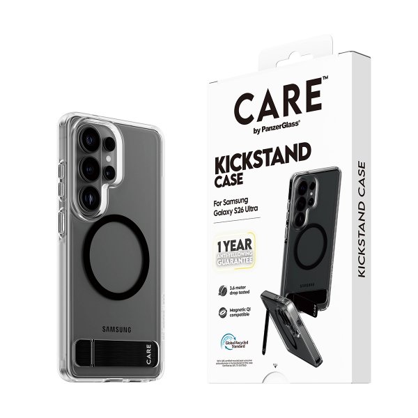 Samsung Galaxy S26 Ultra Skal Kickstand MagSafe Transparent