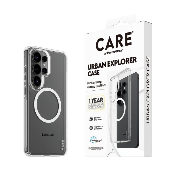 Samsung Galaxy S26 Ultra Skal Urban Explorer MagSafe Transparent