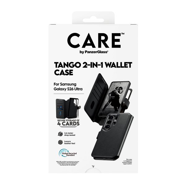 Samsung Galaxy S26 Ultra Fodral Tango Two-in-One Wallet MagSafe Svart